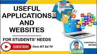 USEFUL APPLICATION & WEBSITES FOR STUDENTS | ONLINE CLASS