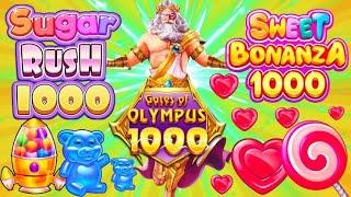 Sugar Rush 1000 Pays!?(Gates of Olympus 1000 and Sweet bonanza)