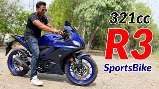 Kya R3 Leni Chahiye? Is Yamaha New R3 321cc SportsBike a raw mean machine for New Riders?