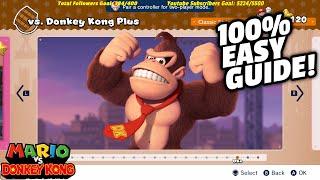 Mario Vs Donkey Kong Switch | Vs Donkey Kong Plus Boss Fight Easy Guide