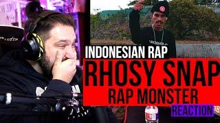 RHOSY SNAP - Rap Monster US Reaction - INDONESIAN RAP GOD?!