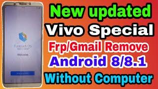 Vivo 1724 (Y71)/ 1801 (Y71i)  Frp/Gmail Remove without computer new updated trick.