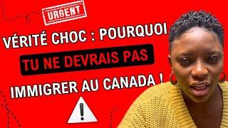 Si tu écoutes cette vidéo et tu n’es pas prêt de supporter cela ne vient pas au Canada