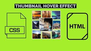 Zoom Image Thumbnail On Hover Effect Using Only HTML & CSS | CodeExpress