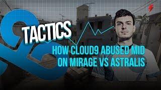 How Cloud9 abused Mid on Mirage vs Astralis