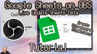 Easiest Google sheets integration to OBS w/ FREE API plugin [Tutorial]