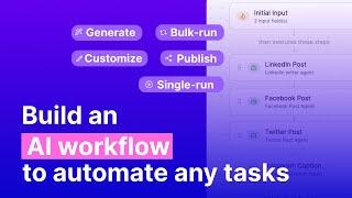 A comprehensive guide to building an AI workflow to automate any tasks