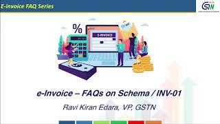 E invoice: FAQ Series - Schema