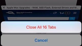 Close All Safari Pages iPhone - How to Close all Tabs in Safari at Once