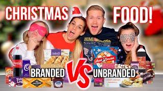 BRANDED VS UNBRANDED CHRISTMAS FOOD! VLOGMAS DAY 11 2019