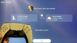 PS5: How to Check Sync Status of Saved Data Tutorial! (For Beginners)