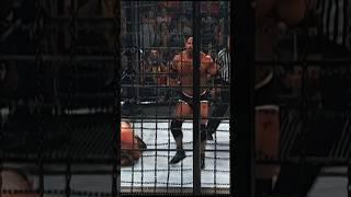 Goldberg Unleashed  destroys everyone inside the steel cage #eliminationchamber #shorts