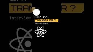 What is Babel in React ? -  React Interview Question #reactjs #shorts