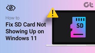 How to Fix SD Card Not Showing Up on Windows 11 | Why is the SD Card Not Detected on Windows 11?