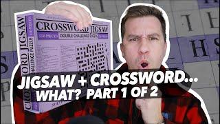 Crossword jigsaw puzzle - what?! let me show you how to solve it, Part 1 of 2