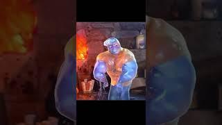 when water decide to become Gigachad . #shorts #ytshorts  #water #fire  #gigachad #muscle