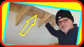 Heavy Duty Suspended Wall Mounted Garage SHELF | How to DIY