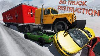 BIG TRUCK, BIG DESTRUCTION - BeamNG.drive -  B-Series Off-Road Semi