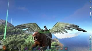 How to carry a Tamed Dino with Argentavis - Ark Survival Evolved