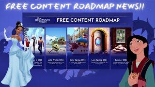 Dreamlight Valley FREE Content Roadmap! Early 2024! Mulan, Tiana and Daisy??