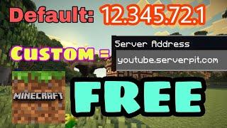How to make a FREE Custom-IP for your Minecraft server