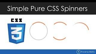 Simple Pure CSS Spinners
