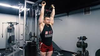 Rope Overhead Triceps Extension