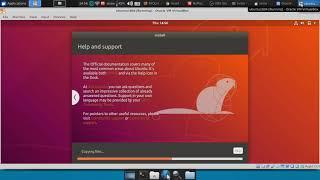 Ubuntu Install - a little over 30 min