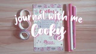 Journal with me | one color challenge journal (BT21 Cooky)