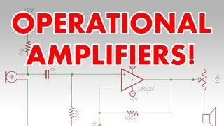 What is an op amp? Operational Amplifier tutorial & super spy microphone circuit