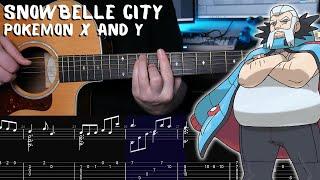 Snowbelle City - Pokémon  X & Y - Fingerstyle Guitar Tutorial + TAB