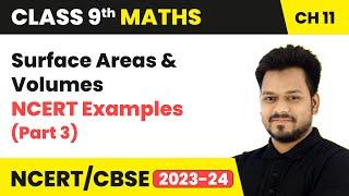 Surface Areas and Volumes - NCERT Examples (Part 3) | Class 9 Maths Chapter 11