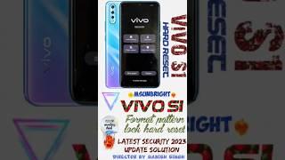 Vivo S1 Pattern Lock Hard Reset: Unlock Your Phone Easily in Minutes"#shorts #shortvideo #vivos1