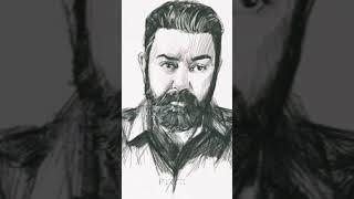 Vikram Kamal Hassan pencil arts #vikram2022 #kamalhaasan #shorts #trending