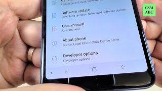 Samsung Galaxy A6, A7, A8, A9 (2018) - Developer Options (How to Enable)