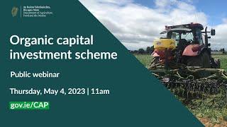 New #CAP schemes - Organic Capital Investment Scheme - Q&A part 1