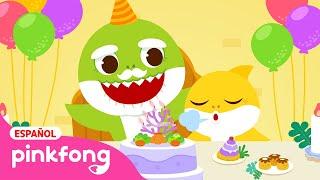 ¡Feliz Cumpleaños, Tiburón Abuelo! | Mantente Sano | Canciones del Cumpleaños | Pinkfong en español