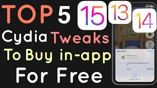 Top 5 Jailbreak Tweaks For FREE IN APP PURCHASES iOS 12/16  ( Educational )