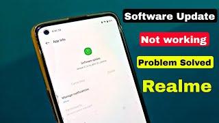 Realme Software Update not working | How to solve software update not working problem in Any realme