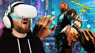 Cyberpunk 2077 In VR Is Breathtaking!