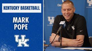 Mark Pope talks player & staff additions, practice, & new Kentucky team at Summer Press Conference