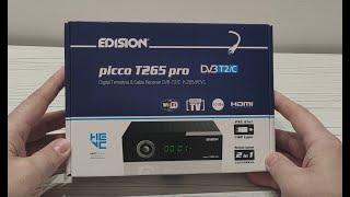 Tuner DVB-T2 EDISION picco T265 pro - recenzja ciekawego tunera z H.265 HEVC