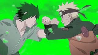 Naruto vs Sasuke Green Screen...Free to use