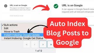 How to Instant Index Bulk Blog Posts in Google Search Console