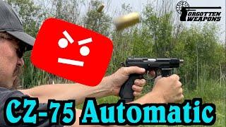 The CZ75 Automatic Isn't On YouTube. Here's Why...
