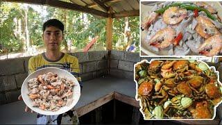 Ikatlong araw ng pangagawa  outside kitchen .. paluluto ng gintaang LANGKA