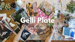 Art Vlog: Finding Creative Flow, Gelli Plate Printing, and a New Easel!