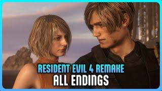 Resident Evil 4 Remake - All Endings (True Ending & Secret Ending)