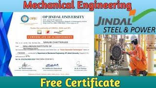 Mechanical engineering- Course with Certificate |Free |How to get Mechanical Engineering Certificate