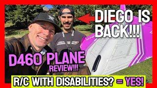 People with Disabilities fly RC Planes? - Radiolink D460 RC Plane - REVIEW & FLIGHTS 